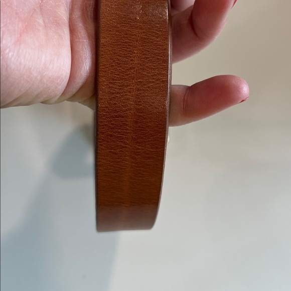 J. Crew Rich Brown Leather Belt - small - Picture 6 of 8